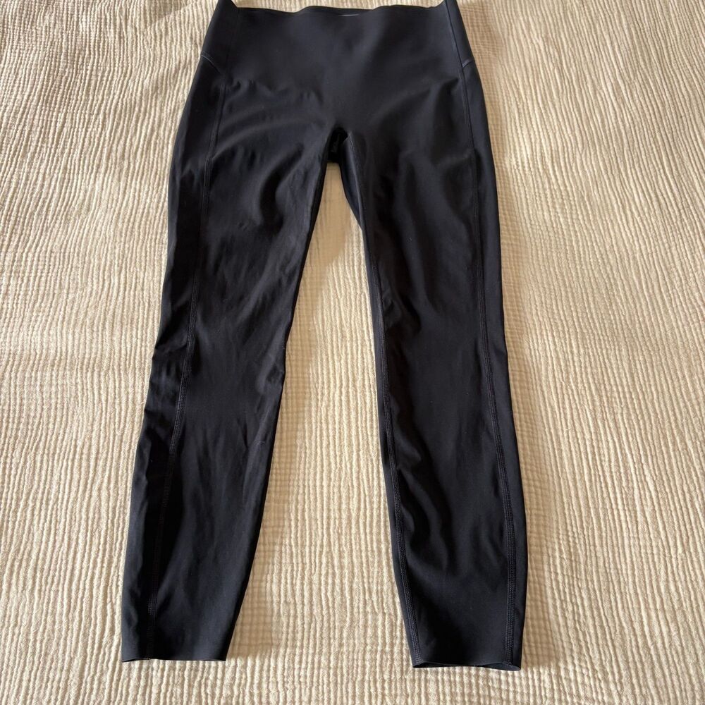 SPANX Black Shaping Sculpting Standard Compression Leggings Womens Size Large